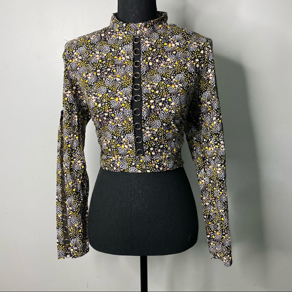 TOP SHOP FLORAL TOP